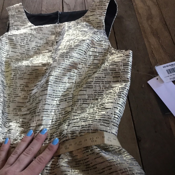 New with tags gold XS Kensie cocktail dress - Picture 4 of 5